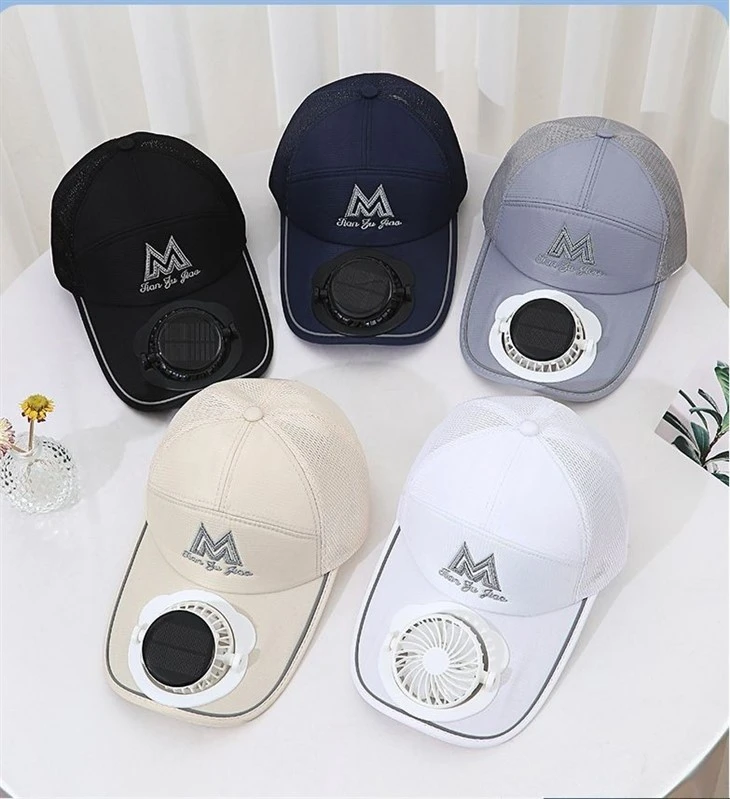 Mesh Solar Fan Breathable Base9